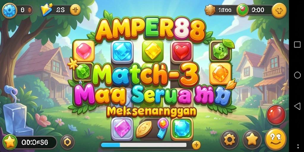 Gameplay seru dan penuh warna di AMPER88.
