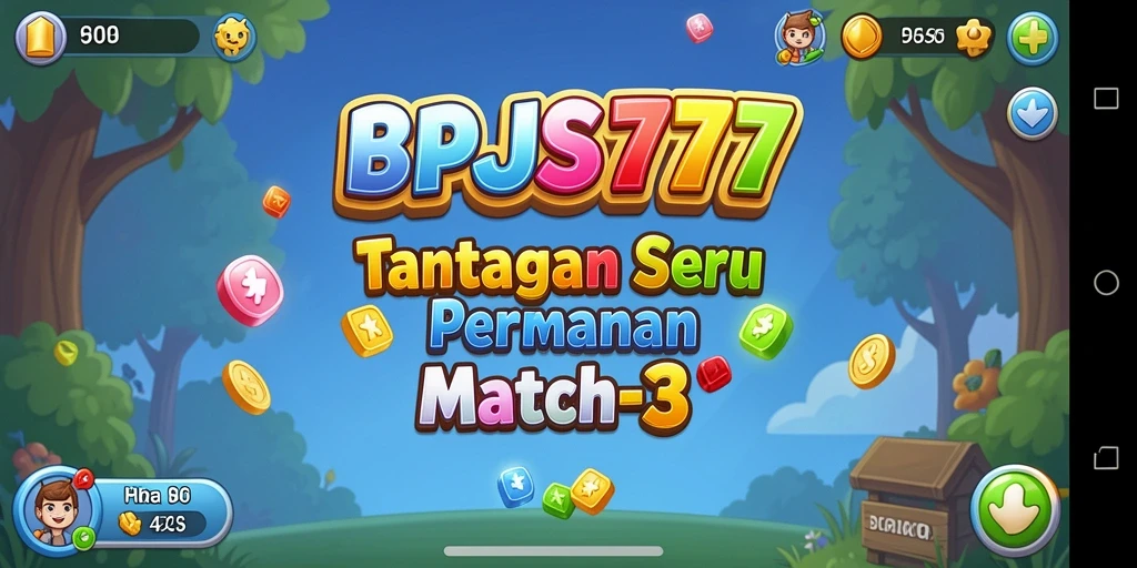 Gameplay Match-3 yang menarik di BPJS777, penuh tantangan dan keseruan.