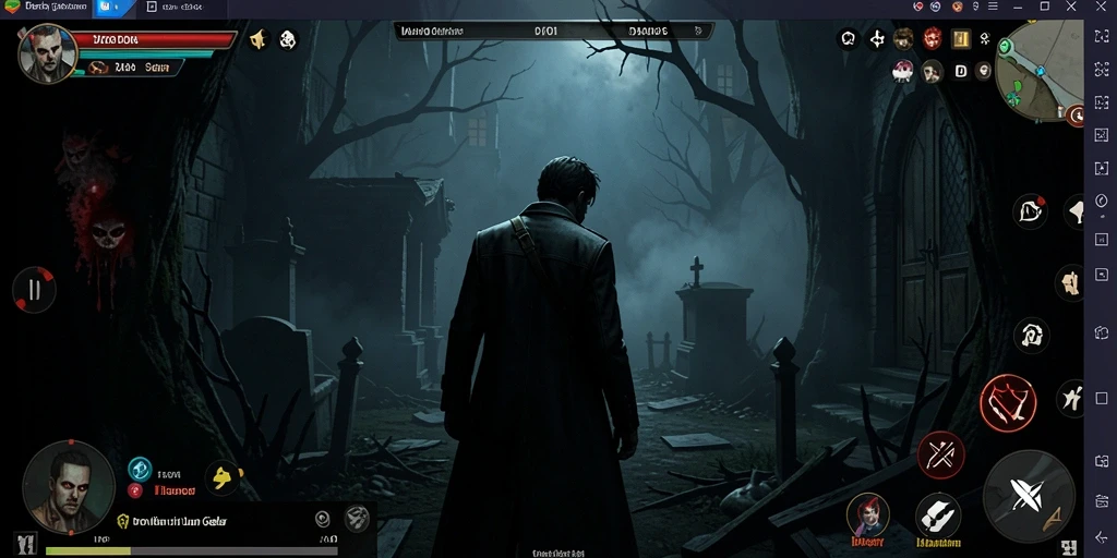 Tangkapan layar gameplay DY01 yang menegangkan dan misterius.