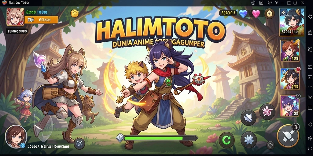 Gameplay HALIMTOTO yang mengesankan dalam dunia Anime.