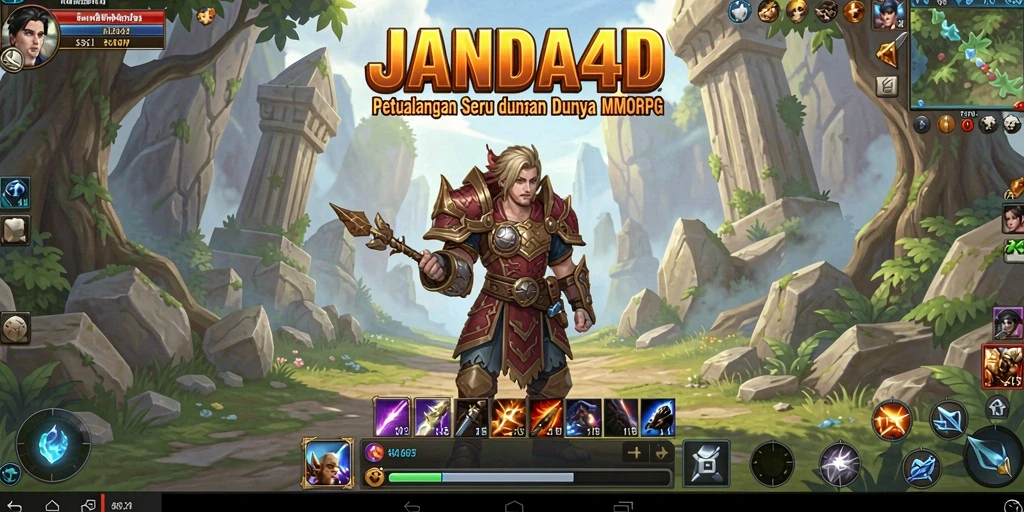 Gameplay JANDA4D yang seru dengan berbagai karakter yang menarik.
