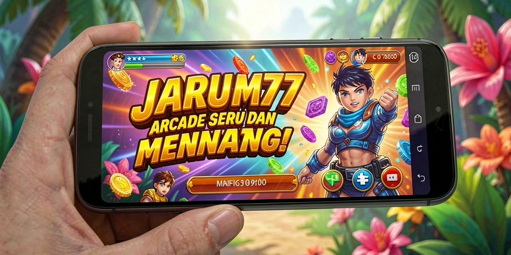 Screenshot JARUM77 menampilkan gameplay Arcade yang menantang dan seru.