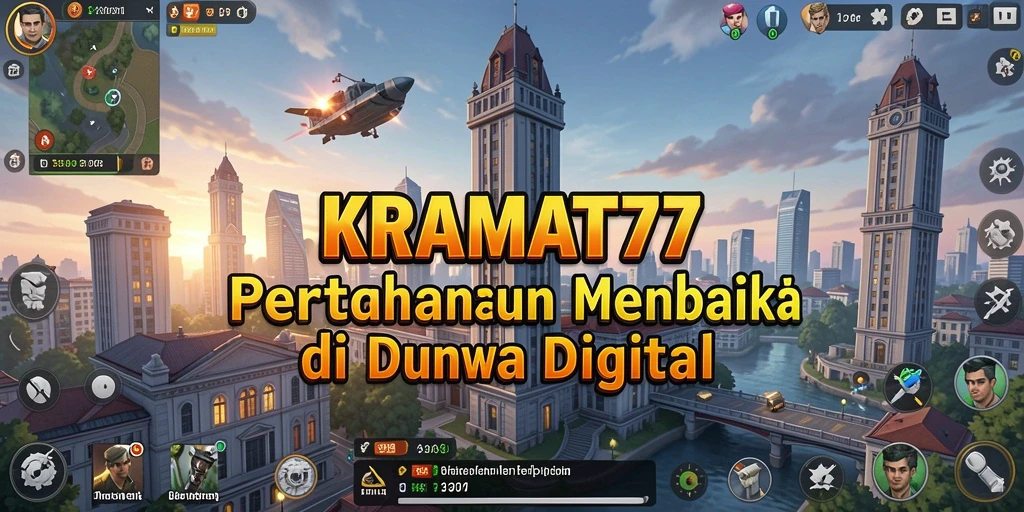 Gameplay KRAMAT77 yang menegangkan dengan strategi Tower Defense.
