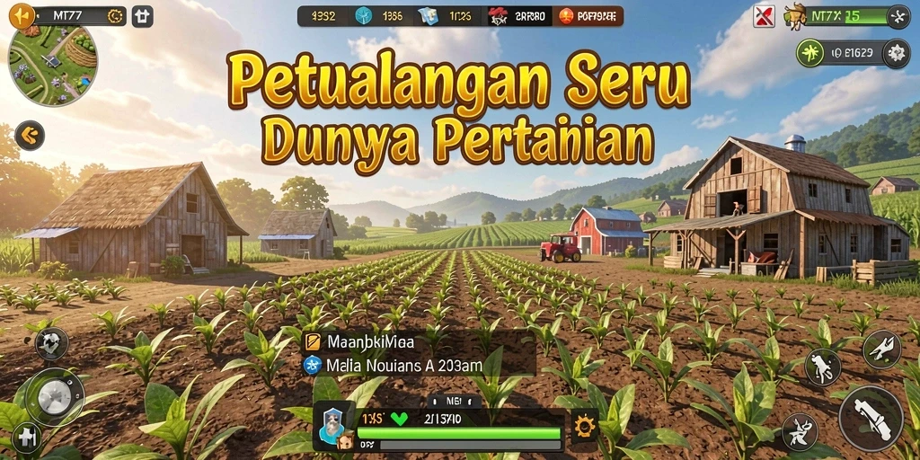 Gameplay menarik dalam mengelola lahan pertanian di MT777.