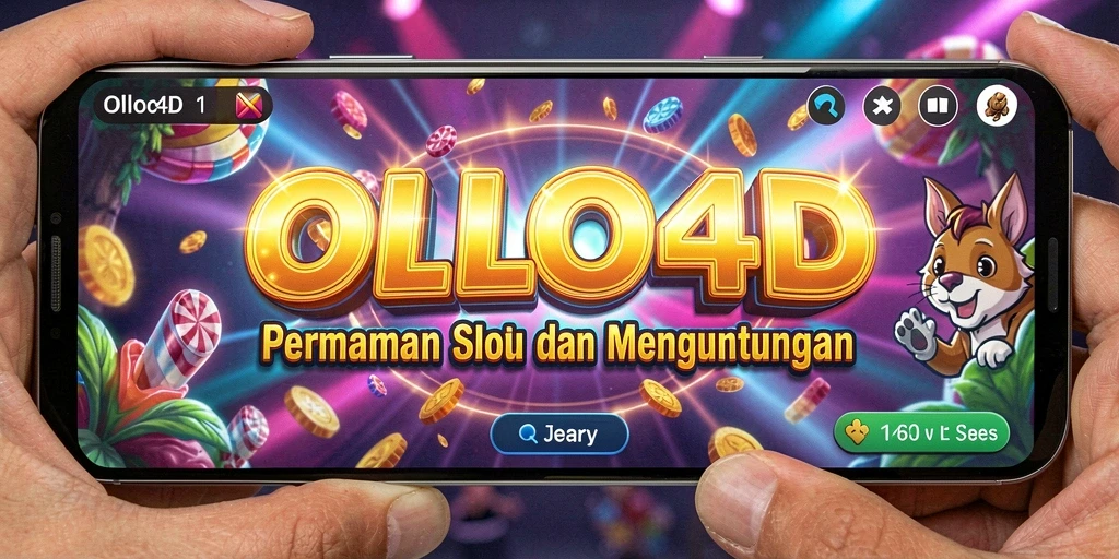Tampilan menarik dari gameplay Slot OLLO4D yang memukau.