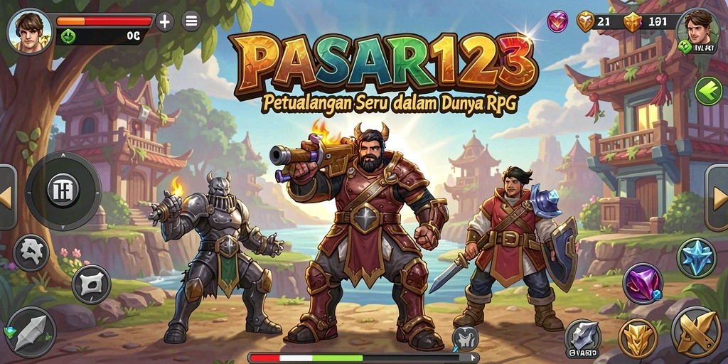 Tampilan menarik dari gameplay RPG PASAR123 dengan aksi yang mendebarkan.