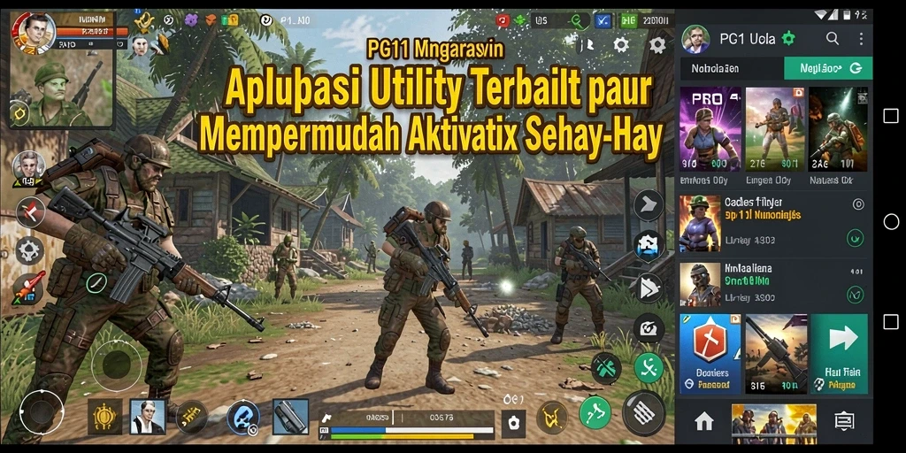 Tampilan antarmuka PG11 yang intuitif dan mudah digunakan.
