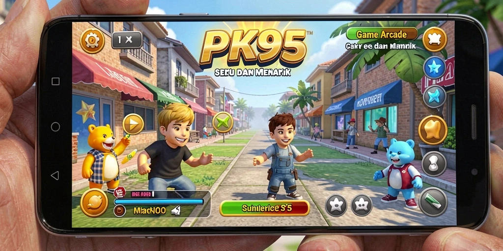 Tangkapan layar gameplay PK95 yang penuh aksi dan tantangan seru.