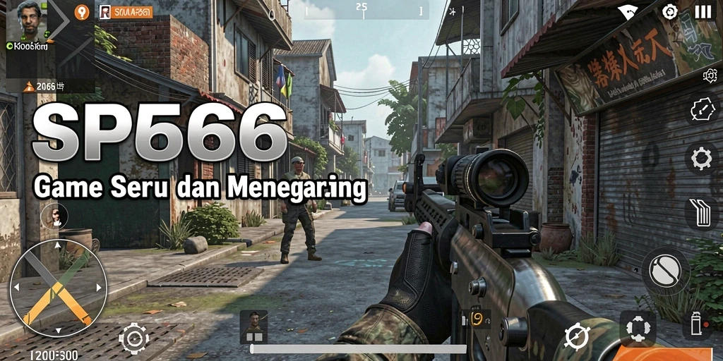 Screenshot menampilkan aksi intens dari gameplay SP666 dengan grafis menakjubkan.