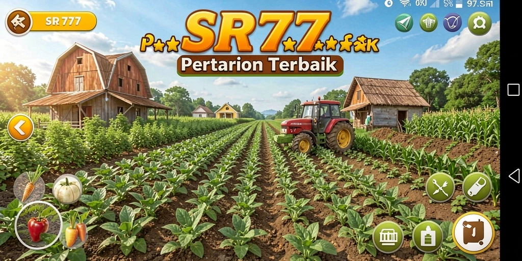 Tampilan gameplay SR777 yang menarik saat bertani.
