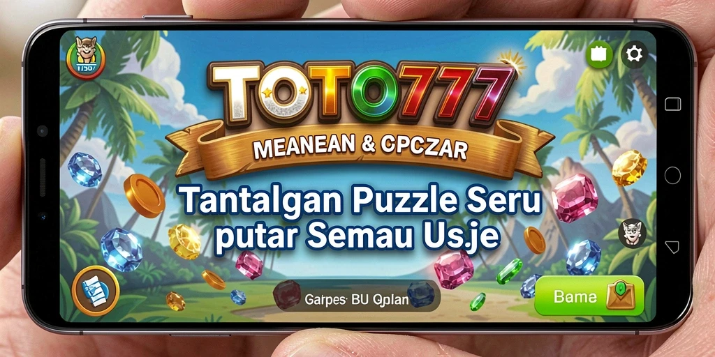 Gameplay seru TOTO777 dengan berbagai puzzle menantang.