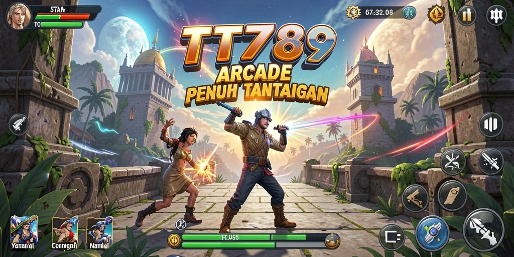 Screenshot dari gameplay seru dalam TT789 yang menampilkan aksi Arcade yang mendebarkan.