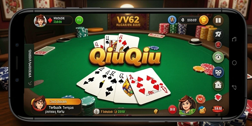 Tangkapan layar gameplay QiuQiu di VV62 yang seru dan menantang.